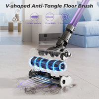 Yanhama 650W Cordless Vacuum Cleaner – 75000Pa Suction, 70 Min Runtime