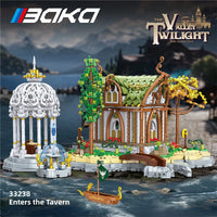 9-in-1 European Fairy Palace Building Blocks Set – DIY Model for Kids & Display