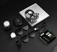 7D Electric Head Shaver for Men – Waterproof Bald Head & Beard Trimmer with Charging Base