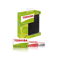 Toshiba Portable External Hard Disk Drive - 1TB Black