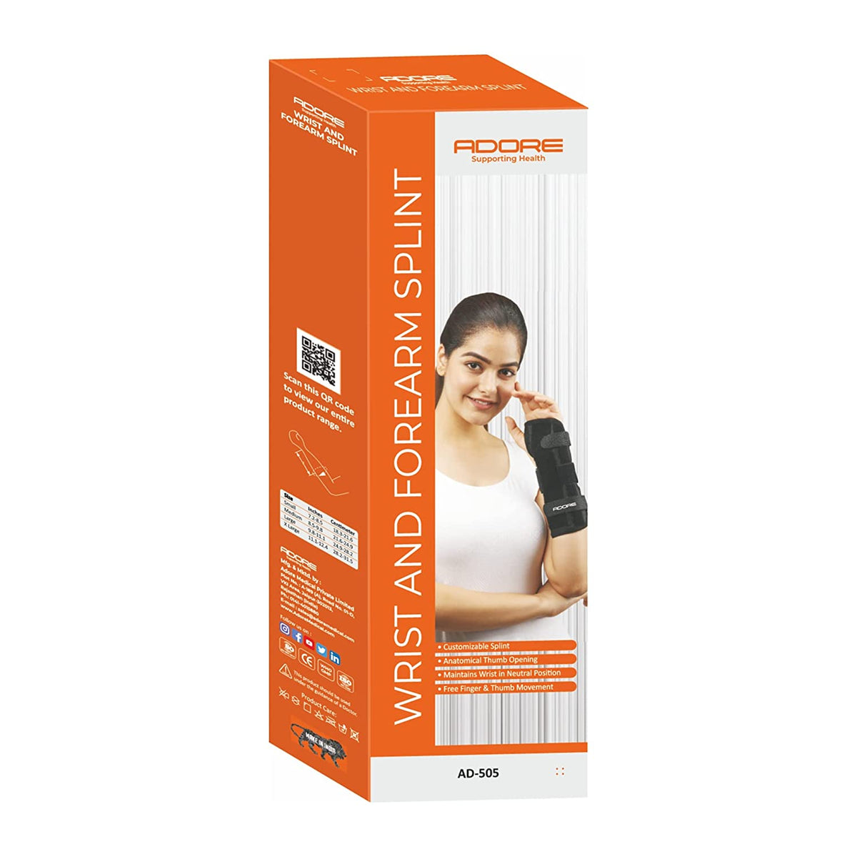 WRIST &amp; FOREARM SPLINT