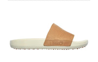 Skechers Men's 19th Hole Leather Strap Golf Slide Sandal