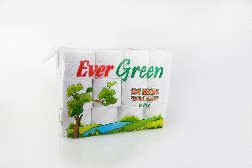Evergreen Family Toilet Roll
