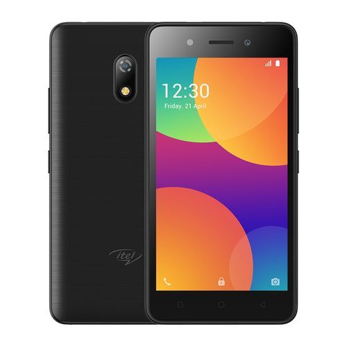 Itel A16 Plus 5.0" Screen Android 8.1 Go Edition, 1GB RAM + 8GB ROM, 5MP+2MP, 2050mAh Dual SIM 3G - Black With Free Case