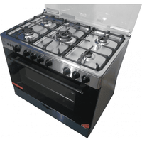 Shop Nasco 5 Burner Gas Cooker C6090SS-FC-511 Silver
