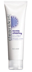 Genuine Avon Clearskin 3 in 1 Cleanser,Scrub&amp;Mask 125ml