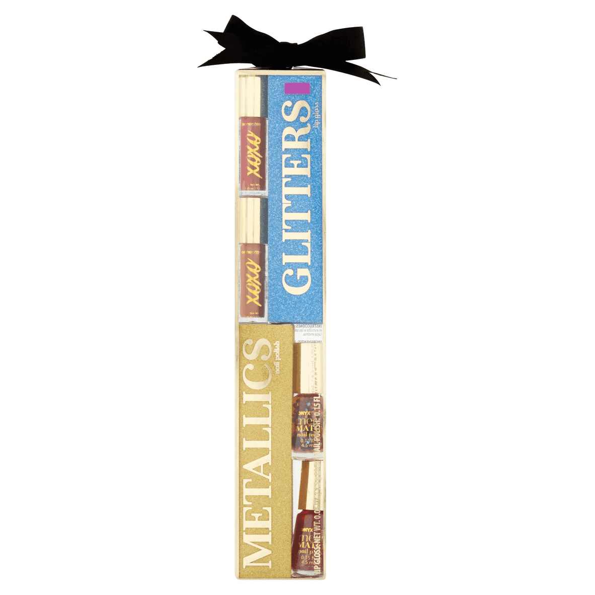 Onyx Nail Polish &amp; Lip Gloss Variety Pack, Metallics &amp; Glitters