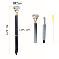 EVNEED 7PCS Diamond Pens Beautiful Metal Ballpoint Pen for Women,Coworkers,Hostess and Girlfriend