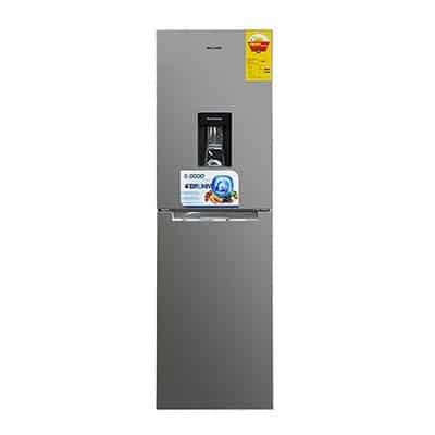 Bruhm BFD-285MD (INOX) 285L Bottom Freezer Refrigerator with Water Dispenser