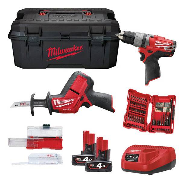Milwaukee Cordless Carpentry Set 12V – M12 SET2H-402W