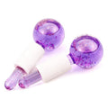 Ice Globe Facial Massager (2pcs) - Cryotherapy Tool for Puffiness, Pores & Skin Tightening