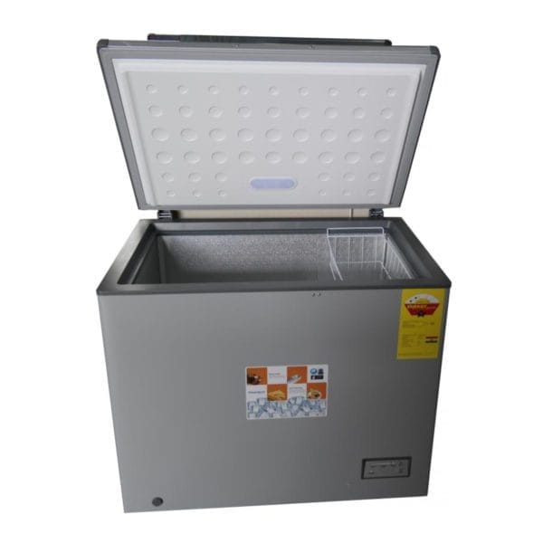 ZARA CHEST FREEZER 380 LTR SILVER LOCK &amp; KEY