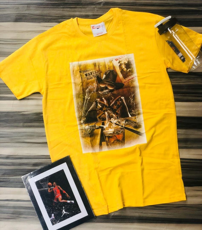 Cotton Pattern T-shirt