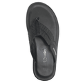 Men's Leather Slippers - Black