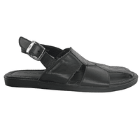 Black Leather Sandals -Calvin Klein