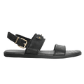 Black Leather Sandals - Burberry