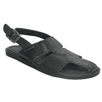 Black Leather Sandals -Calvin Klein