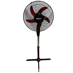 Delron DSF-42 16 Inch Standing Fan – Black/Red