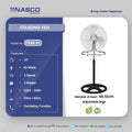 NASCO 18" INDUSTRIAL STANDING FAN