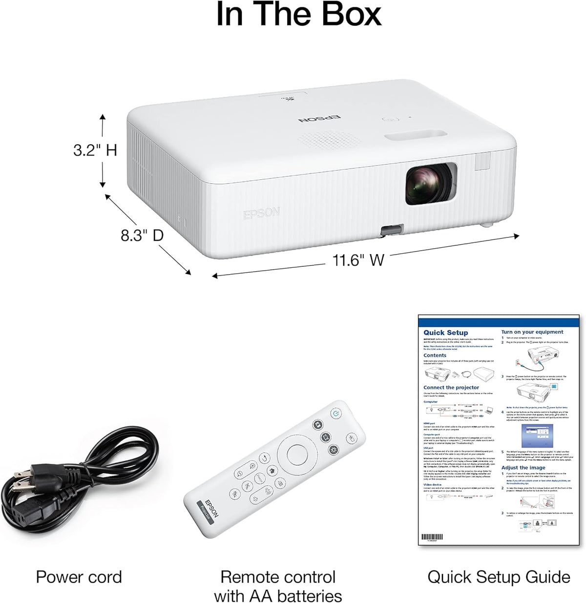 Epson EpiqVision Flex CO-W01 Portable Projector