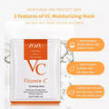 Vitamin C Face Sheet Mask - Brightening & Hydrating Facial Mask for Glowing Skin