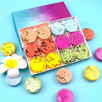 Shower Steamers (12pcs) - Aromatherapy Shower Fizzies with Essential Oils, Relaxing & Energizing Scents