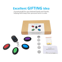 Vodeson Wireless RF Wallet Locator Key Finder, Remote, Wallet, Pet, 1 Portable Transmitter, 4 Receivers.