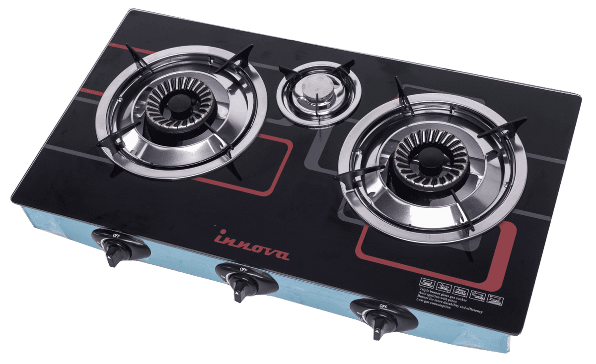Innova Table Top Gas Stove (I-3GS-G)