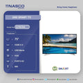 DURABLE NASCO 75" UHD LED Smart Digital TV U75C9A