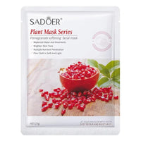 Plant Face Mask - Botanical Sheet Mask for Hydration, Glow & Skin Nourishment