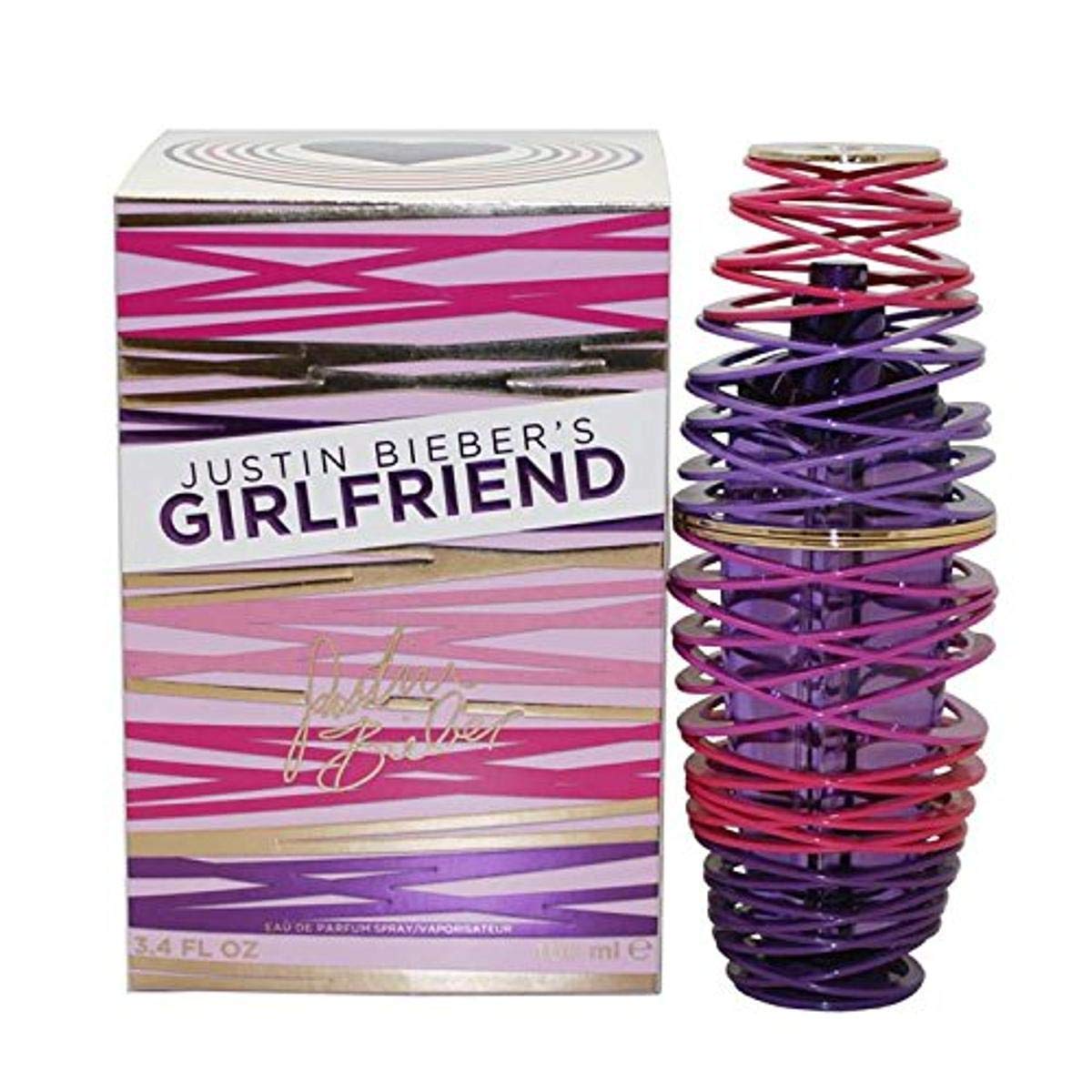 Justin Bieber Girlfriend Eau De Parfum Spray for Women, 100ml