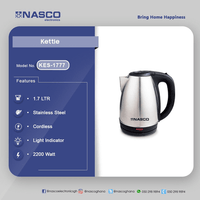 NASCO 1.7LTR KETTLE,STAINLESS STEEL