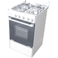 NASCO 4 Burner Gas Cooker Sniper Model (SNIPER-S GC) - Silver