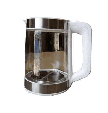 NASCO 1.7LTR KETTLE, TRANSPARENT GLASS