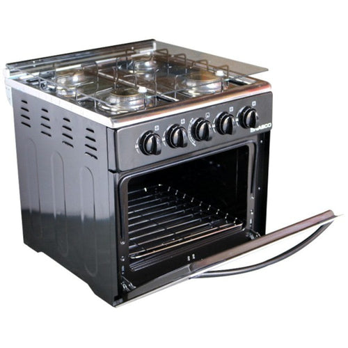 ZARA GAS COOKER SNIPER 50X50 STOVE OVEN BLACK