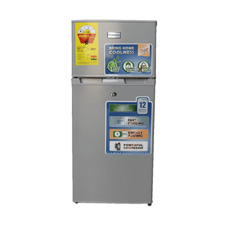 Nasco 109L Double Door Top Freezer Refrigerator NASF2-14