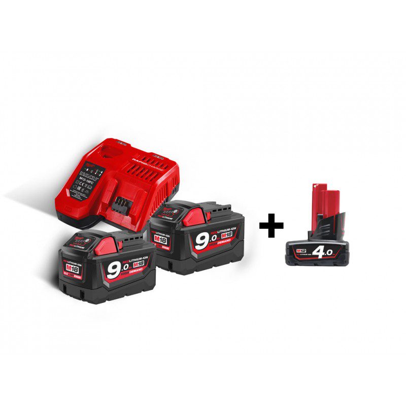 Milwaukee NRG Kit 2Pc M18B4| 1Pc M12B4| 1Pc M1218FC – M18NRG 902