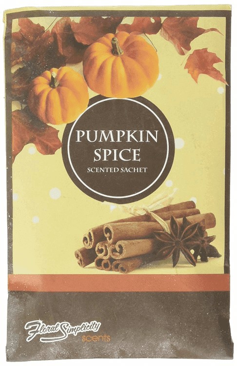 Scented Sachets Pumpkin Spice, 7.0 cu.in | Pack of 4.