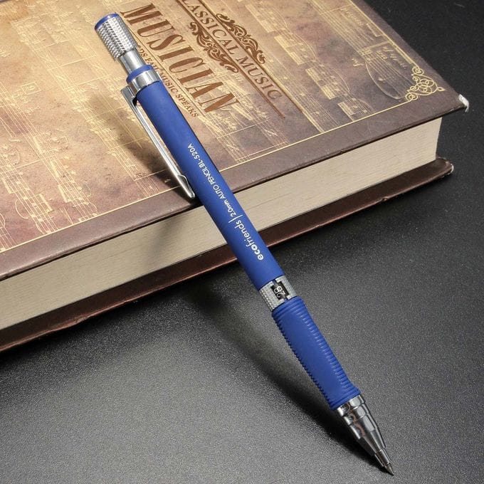 2mm 2B Lead Holder Pen Automatic Mechanical Drafting Drawing Pencil Art Tool