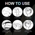 Eyebrow Stamp Kit - Waterproof Brow Shaping Powder with 10 Stencils & Brushes