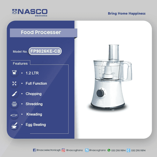 NASCO 1.2LTR FOOD PROCESSOR