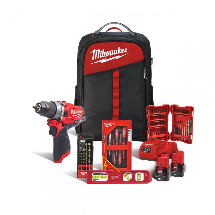 Milwaukee Portable Productivity Electrician Tradesman Kit M12™ – M12 FPD-202BH