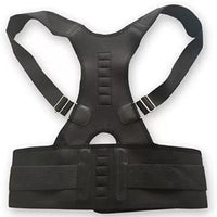 Real Doctor Posture Corrector, Shoulder Back Support Belt for Men and Women (Black)
