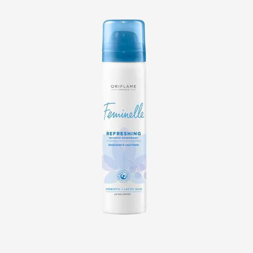 FEMINELLE Refreshing Intimate Deodorant Blackcurrant and Lotus Flower 75ml
