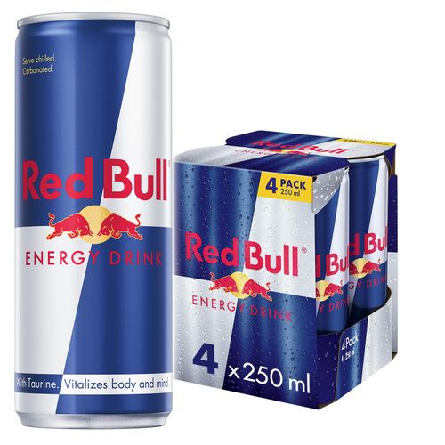 Red Bull Energy Drink - 250ml x 4