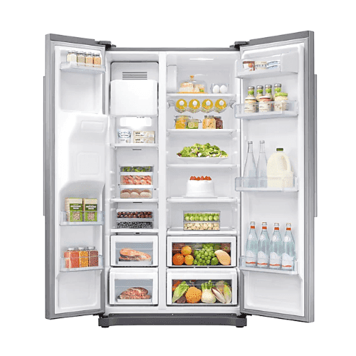 Shop Samsung 585Ltrs Side By Side Refrigerator RS57DG4000B4GH