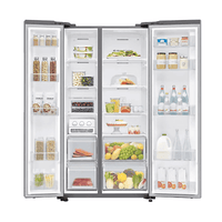 Best Samsung 647Ltrs Side By Side Refrigerator RS62R5001M9/GH