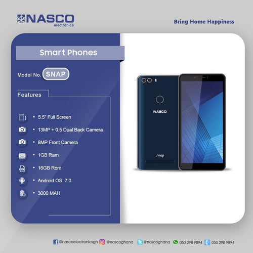 BEST NASCO SNAP 3G DUAL SIM 16GB