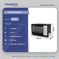 NASCO 2100 WATT OVEN TOASTER