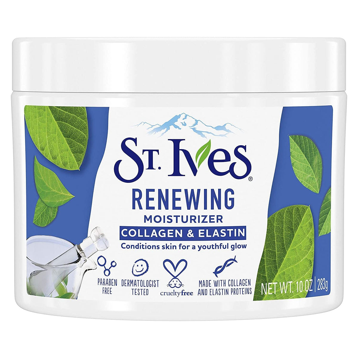 St. Ives Face Moisturizer for Dry Skin, Paraben free and Non Comedogenic, 10 oz